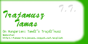 trajanusz tamas business card